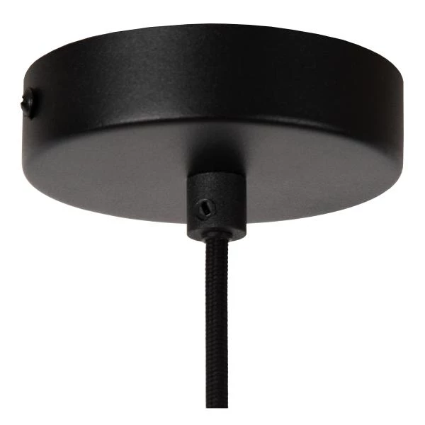 Lucide GREGORY - Pendant light - Ø 34,3 cm - 3xE27 - Black - detail 4